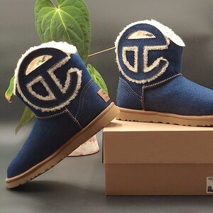 UGGxTelfar logo mini cutout denim. NWT, box, dustbag. Sold out online.